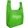 Reusable Non-woven Vest Bag Durable T-Shirt Bag