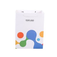 Custom White Paper Bag with Logo Printing