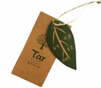 Biodegradable Brown kraft Paper Hang Tags with Hemp String