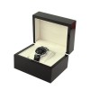 Wholesale Handmade Black Glossy Finish Lacquer Watch Box Custom Logo Wooden Watch Box