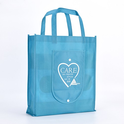 Foldable Shopping Bag Reusable Non-woven Tote Bag Colorful Grocery Bags