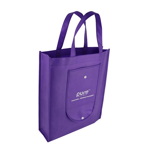 Foldable Shopping Bag Reusable Non-woven Tote Bag Colorful Grocery Bags