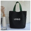 Large Capacity Canvas Bag with Side Pocket