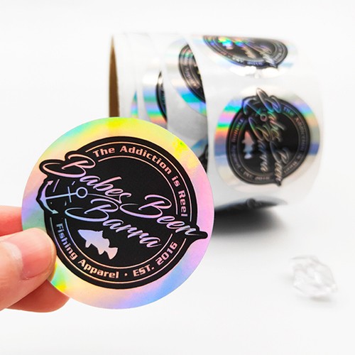 Waterproof Self Adhesive Holographic Stickers