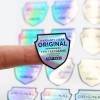 Waterproof Self Adhesive Holographic Stickers