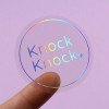 Waterproof Self Adhesive Holographic Stickers