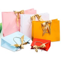 Boutique Gift Paper Bag with Bowknot