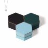 Fancy Hexagon Shaped Jewelry Boxe Paper Cardboard  Pendant Ring Necklace Bracelet Packaging Box