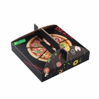 Take-out Pizza Box with Handle Corrugated Cardboard Box Package