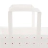 White Kraft Paper Bag with Flat Handle