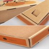 Colorful Printing Kraft paper pizza box disposable pizza take-out packing box