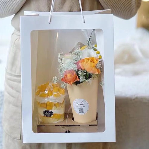 Paper Bag Gift Bag with SEE ME Window