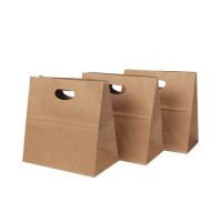 Kraft Paper Bag with Die Cut Handle