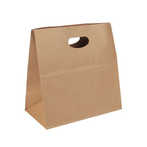 Kraft Paper Bag with Die Cut Handle