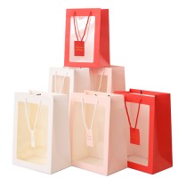 Paper Bag Gift Bag with SEE ME Window