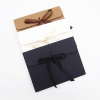 Kraft Paper Envelop Packaging with Ribbon Closure