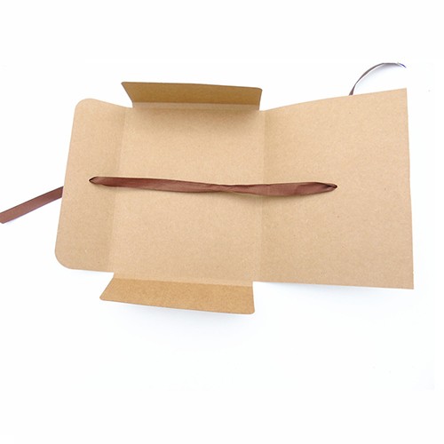 Kraft Paper Envelop Packaging with Ribbon Closure