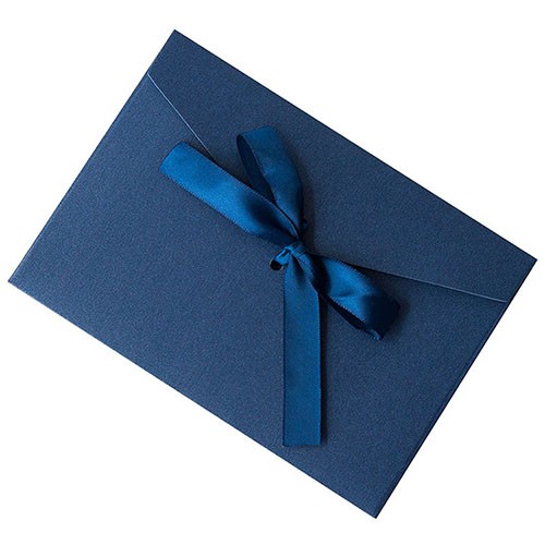 Kraft Paper Envelop Packaging with Ribbon Closure