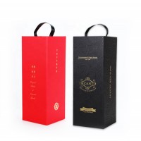 Foldable Wine Gift Boxes Bottle Gift Boxes for Champagne Collapsible Gift Boxes Single Wine Box