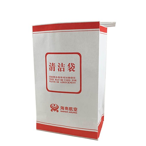 Biodegradable Air Sickness Bag with Sharp/Square Bottom