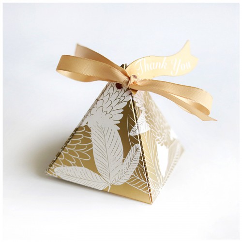 Pyramidal Candy/Chocolate Gift Box for Wedding Party