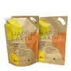 Biodegradable Kraft Refill Spout Pouch Liquid Hand Soap Stand Up Bag