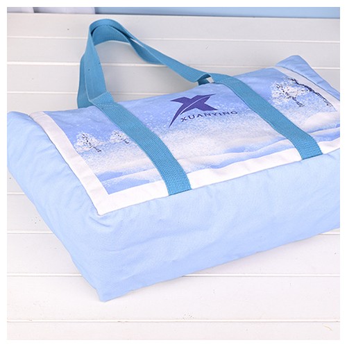 Hot Sale Blue Canvas Bag Shopping Bag