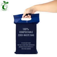 PLA Biodegradable Courier Mailing Packaging Polymailer Postage Bag with Handle