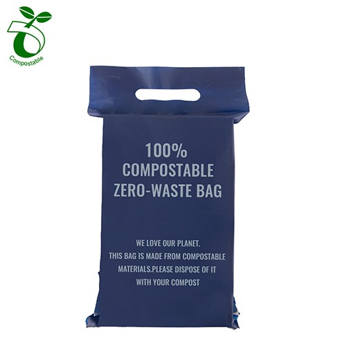 PLA Biodegradable Courier Mailing Packaging Polymailer Postage Bag with Handle