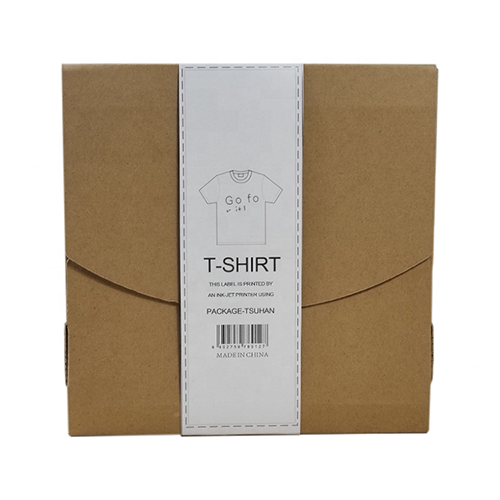 T-shirt Envelope Packaging Kraft Envelope With Custom Paper Sleeve