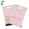 Pink Custom Biodegradable Mailer Bags with Handle