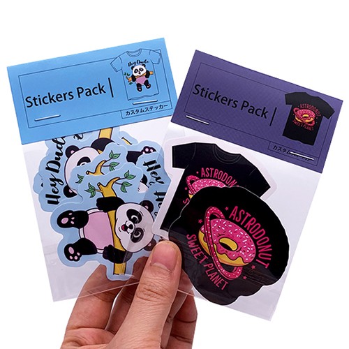 Custom Design Vinyl Stickers Die Cut Stickers Pack